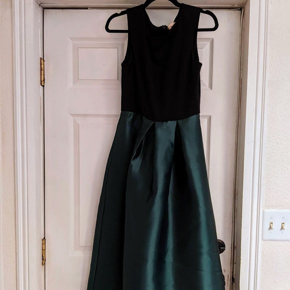 HUTCH Modcloth Hi-Low Emerald Green Gown - Picture 2 of 3